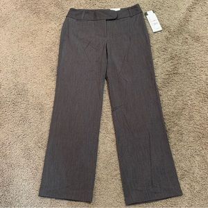 NWT Rafaella Petite Classic Fit Gray Pants 10P